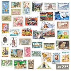 Lot de 235 timbres Afrique*