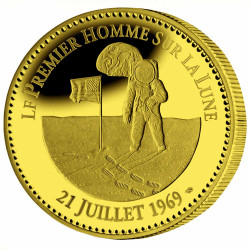 Le Premier Pas sur la Lune dorée - 21 juillet 1969