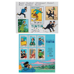 2 blocs-feuillets Tintin