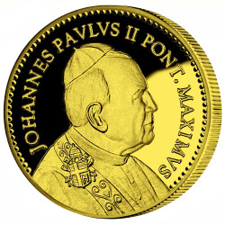 Jean-Paul II dorée