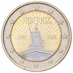 2 Euro Irlande 2016 hologramme