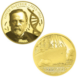 Lot 100 Francs et 5 Dollars...