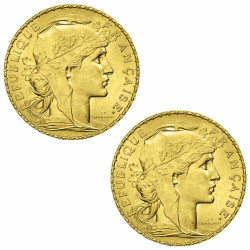Coffret 10 et 20 Francs Or...