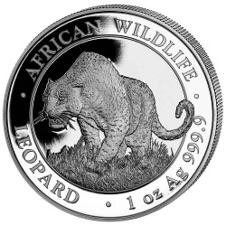 100 Shilling Argent BU 2023 - Léopard