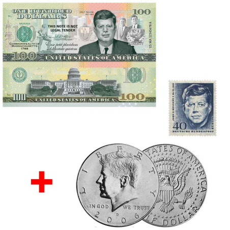 Ensemble numismatique John F. Kennedy