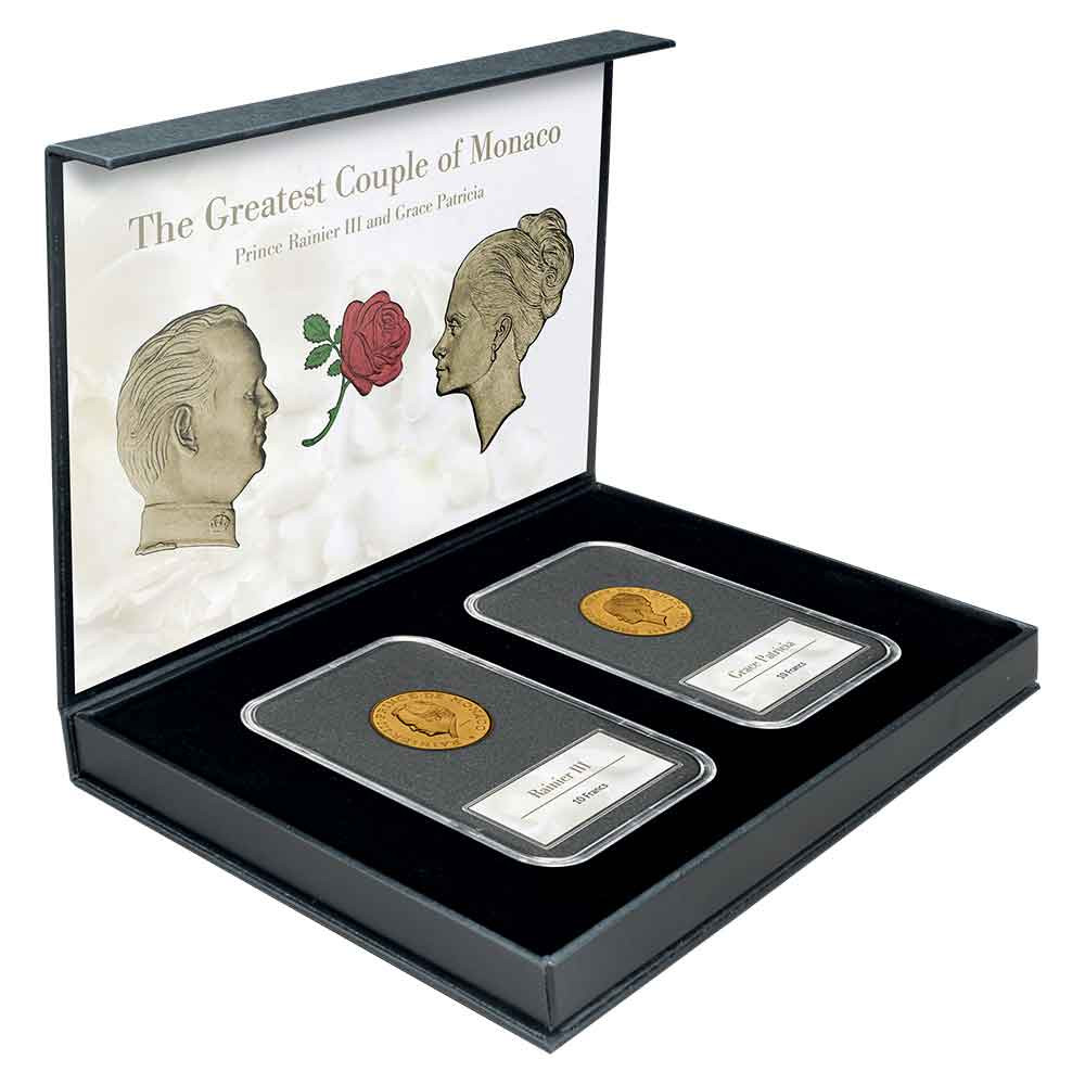 Coffret Monaco 1982 - Rainier et Grace Kelly