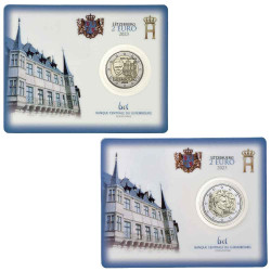 Lot 2 x 2 Euro Luxembourg...
