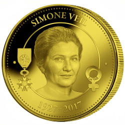 Simone Veil dorée