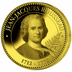 Jean-Jacques Rousseau dorée