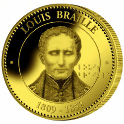Louis Braille dorée