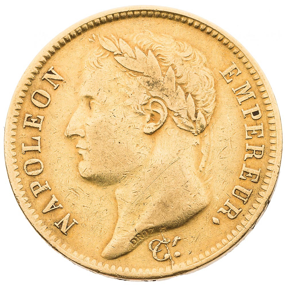 40 Francs Or Napoléon Empereur 1810 W TL