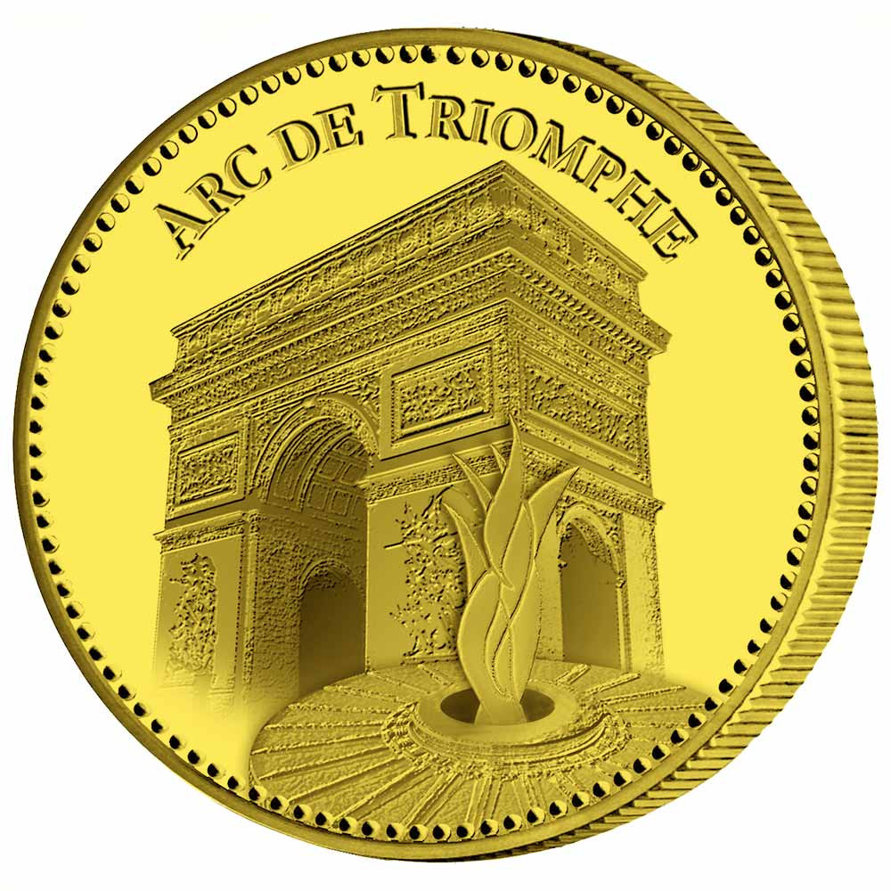 L'Arc de Triomphe dorée