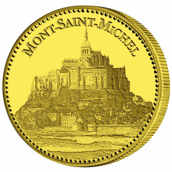 Le Mont-Saint-Michel dorée