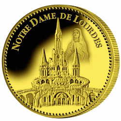 Notre Dame de Lourdes dorée