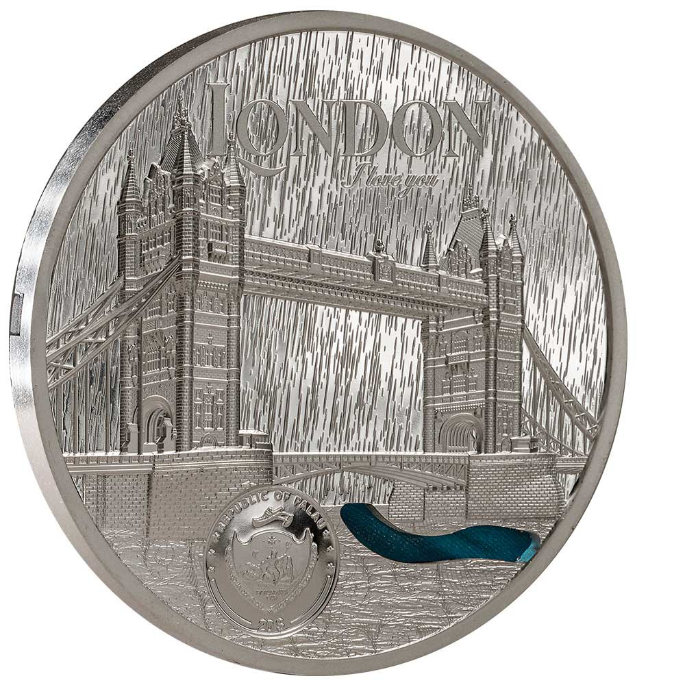 20 Dollars Argent Palau BE 2023 - Tiffany - Londres