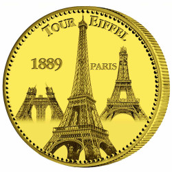 La Tour Eiffel dorée