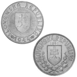 Lot 10 et 20 Couronnes Argent Slovaquie