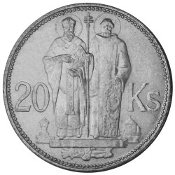 20 Couronnes Argent Slovaquie 1941