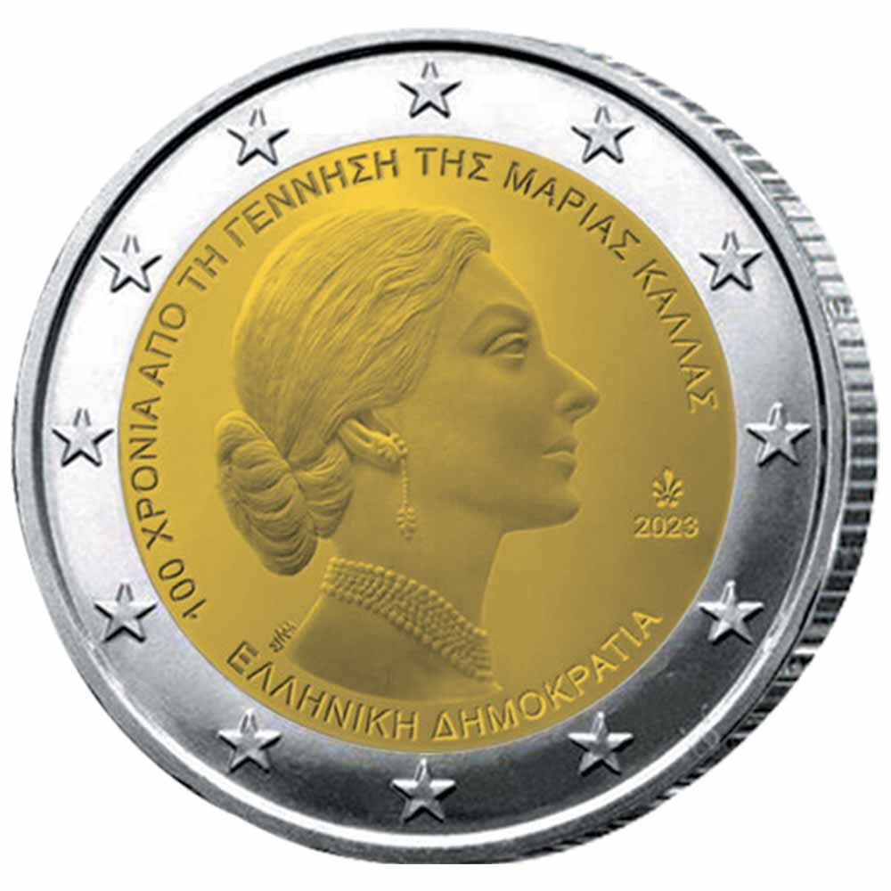2 Euro Grèce 2023 - Maria Callas