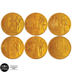 Lot des 6 monnaies 1/4 Euro...