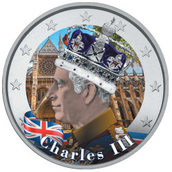 2 Euro Charles III enduite...