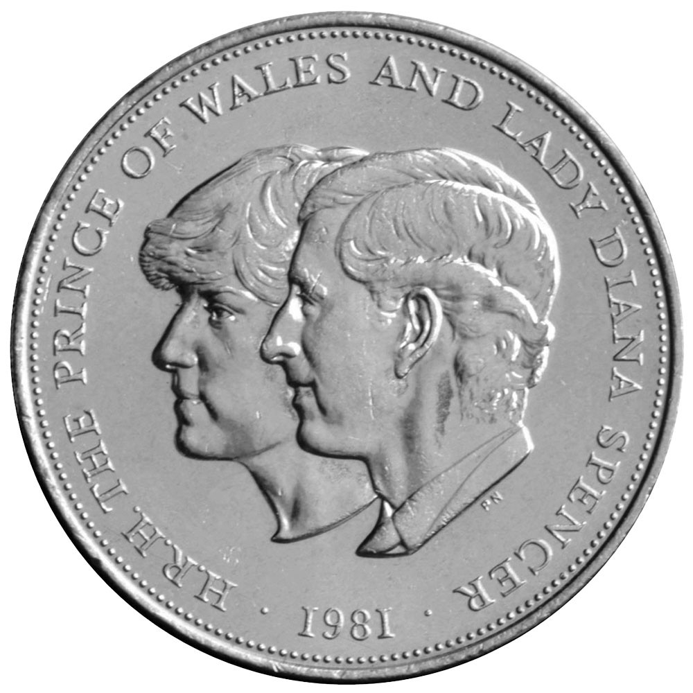 1 Couronne Argent Royaume-Uni BE 1981 - Mariage Lady Di et Prince Charles