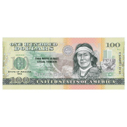 Billet Souvenir 100 Dollars...