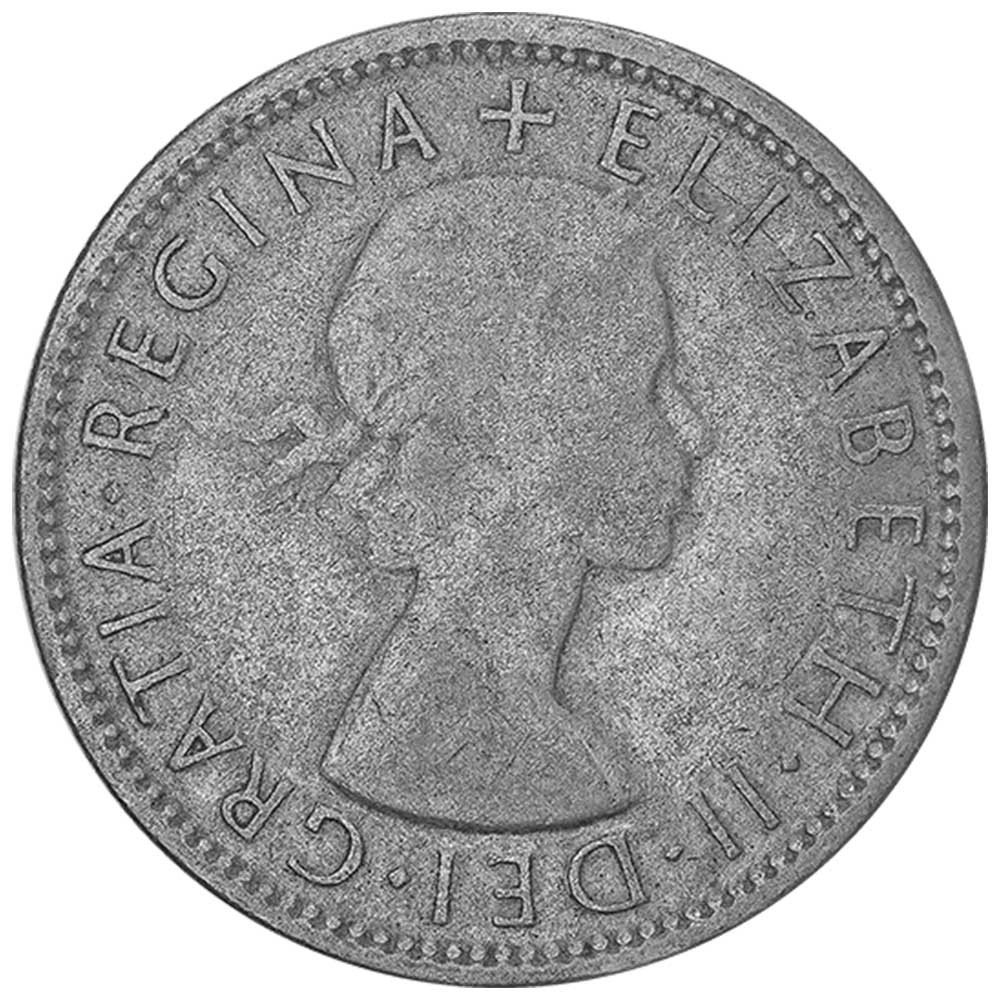 1 Florin Argent Australie 1953-1954