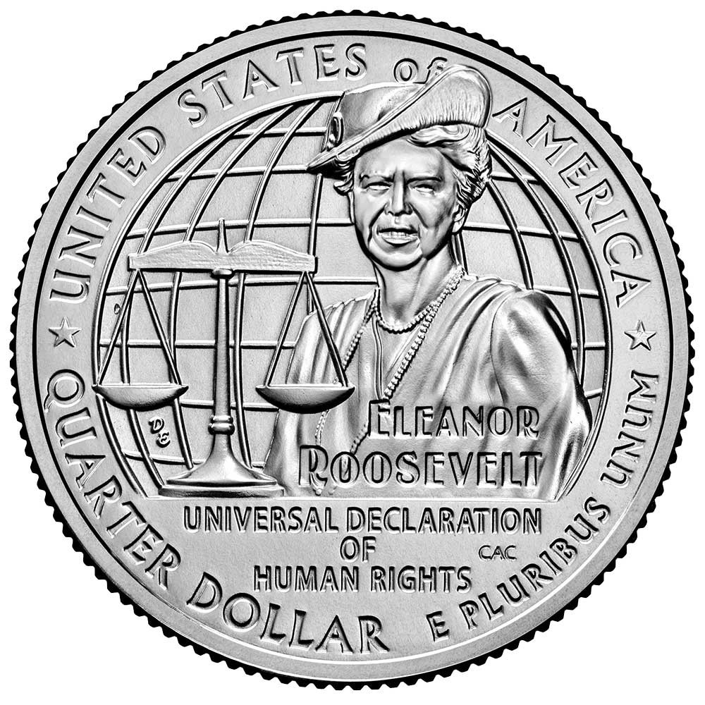 Le 1/4 Dollar USA 2023 Eleanor Roosevelt offert*