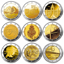 Lot 25 x 2 Euro 2016