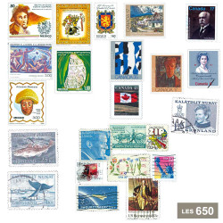 Lot de 650 timbres Amérique...