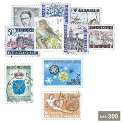 300 timbres Belgique