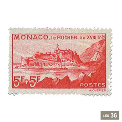 36 timbres Monaco 1939