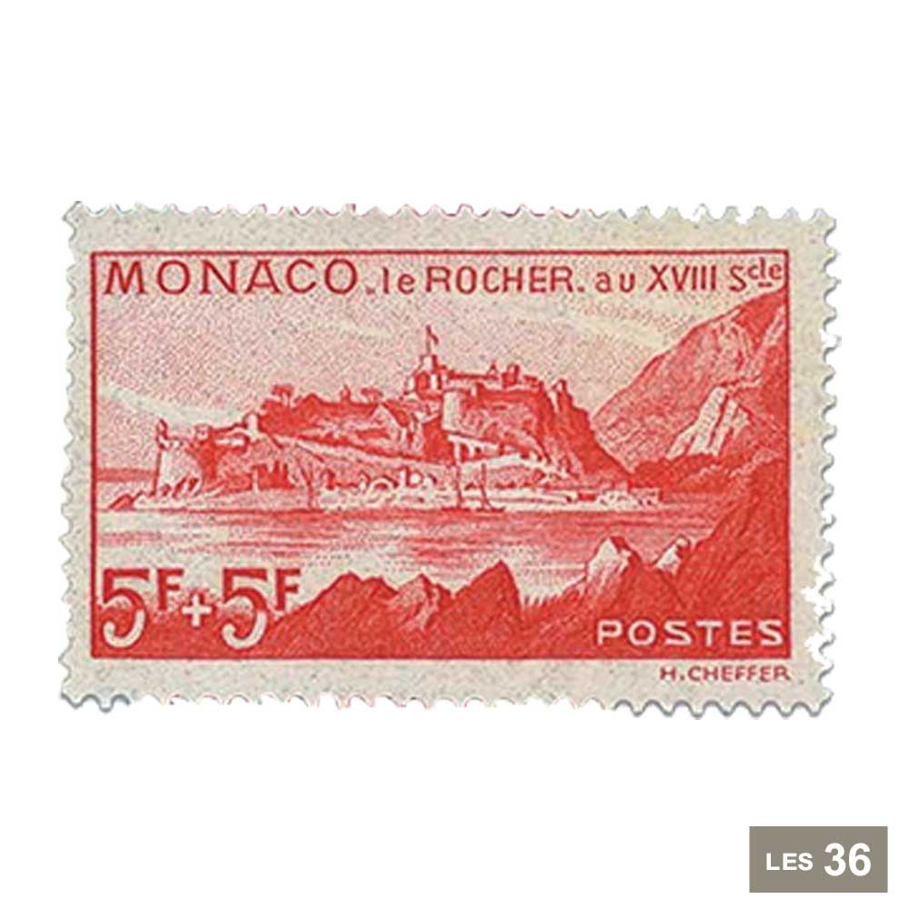 36 timbres Monaco 1939
