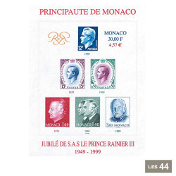 44 timbres Monaco 1999