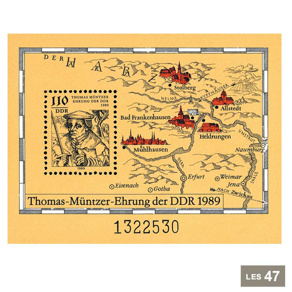47 timbres Allemagne de l’Ouest 1989