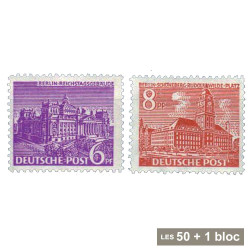 50 timbres + 1 bloc Berlin...