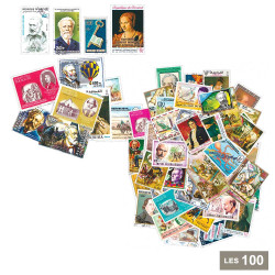 100 timbres littérature