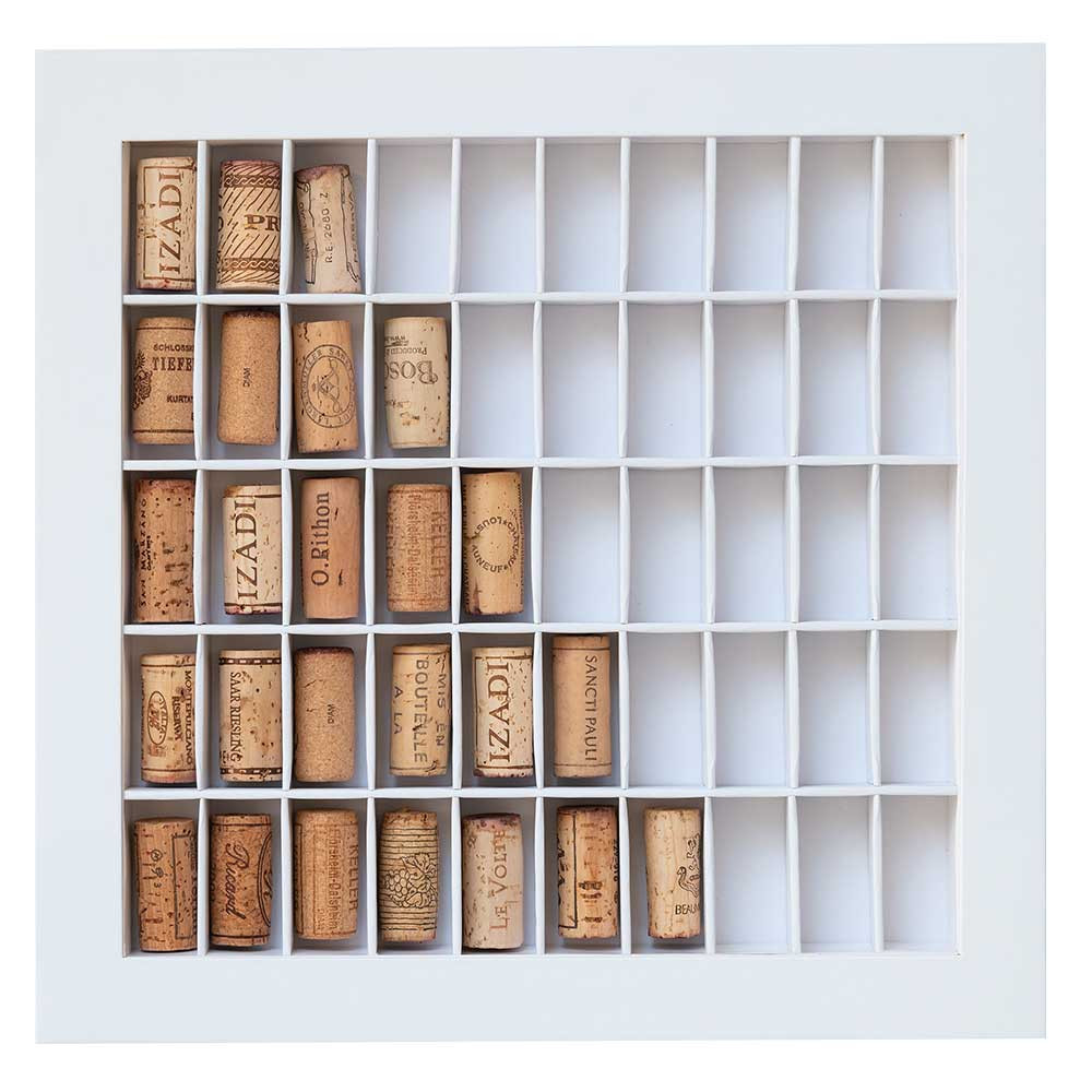 Boîte pour bouchons de vin (50 cases)
