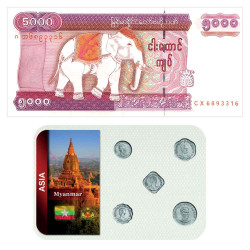Lot monnaies Myanmar