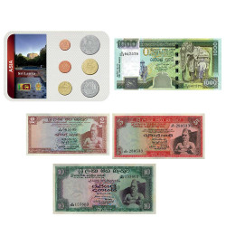 Lot monnaies Sri Lanka