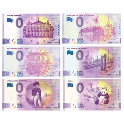 Lot 12 Billets Souvenirs 0...