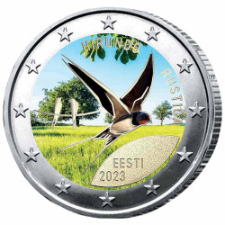 2 Euro Estonie 2023 - Hirondelle