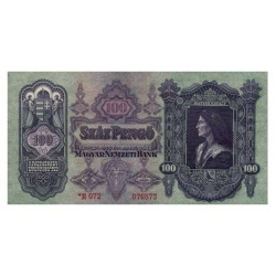 100 Pengö Hongrie 1930
