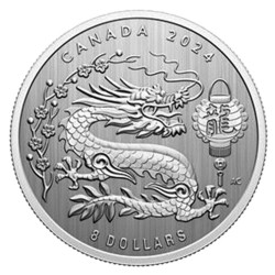 8 Dollars Argent Canada BU...