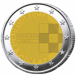 2 Euro Croatie 2023 -...