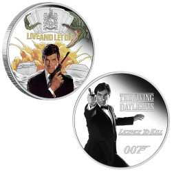 Lot 2 x 1 Dollar Argent...