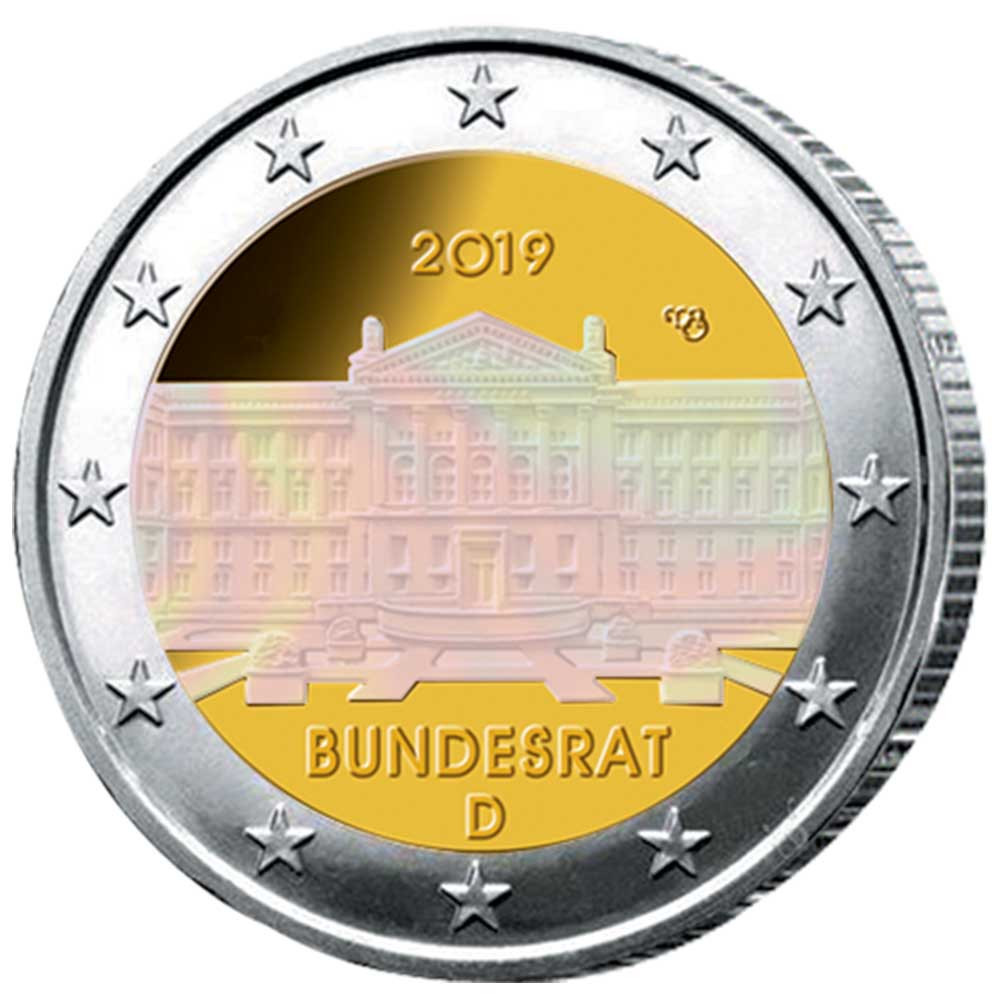 2 Euro Allemagne 2019 - 70 ans du Bundesrat