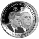 John Fitzgerald Kennedy et Charles de Gaulle