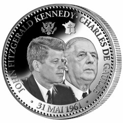 John Fitzgerald Kennedy et Charles de Gaulle